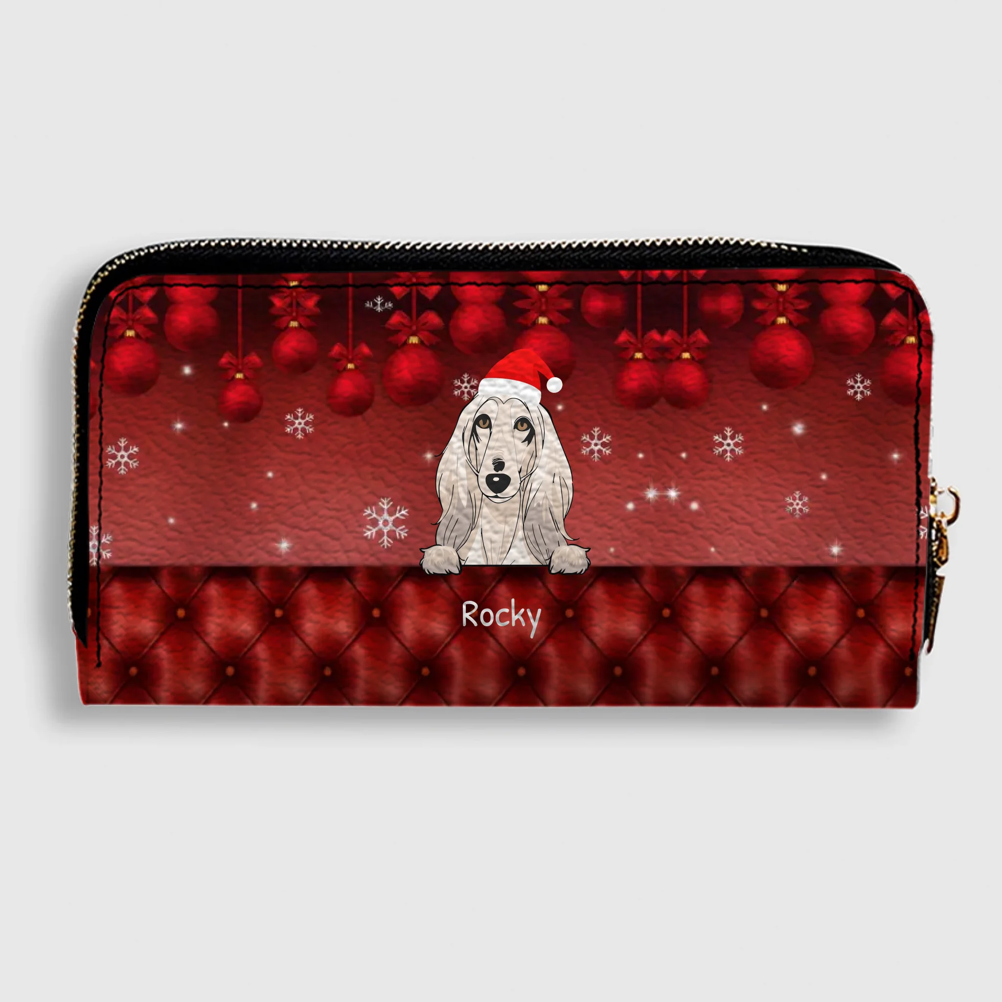 Ultimate Christmas Leather Wallet Gift – Personalized Wallet For Pet Lovers | 89Prints