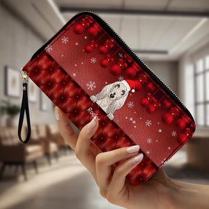 Ultimate Christmas Leather Wallet Gift – Personalized Wallet For Pet Lovers | 89Prints