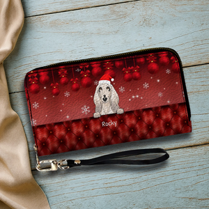Ultimate Christmas Leather Wallet Gift – Personalized Wallet For Pet Lovers | 89Prints
