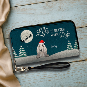 Christmas Gift Leather Wallet for Him/Her – Personalized 
