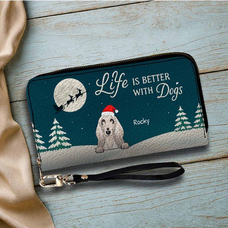 Christmas Gift Leather Wallet for Him/Her – Personalized 