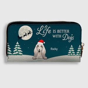 Christmas Gift Leather Wallet for Him/Her – Personalized 