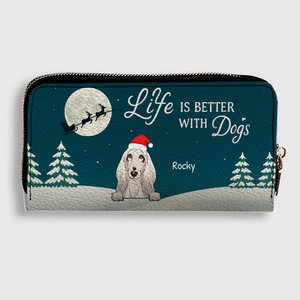 Christmas Gift Leather Wallet for Him/Her – Personalized 