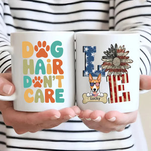 LOVE Dog Mug – Personalized Patriotic Pet Lover Gift – 89Prints