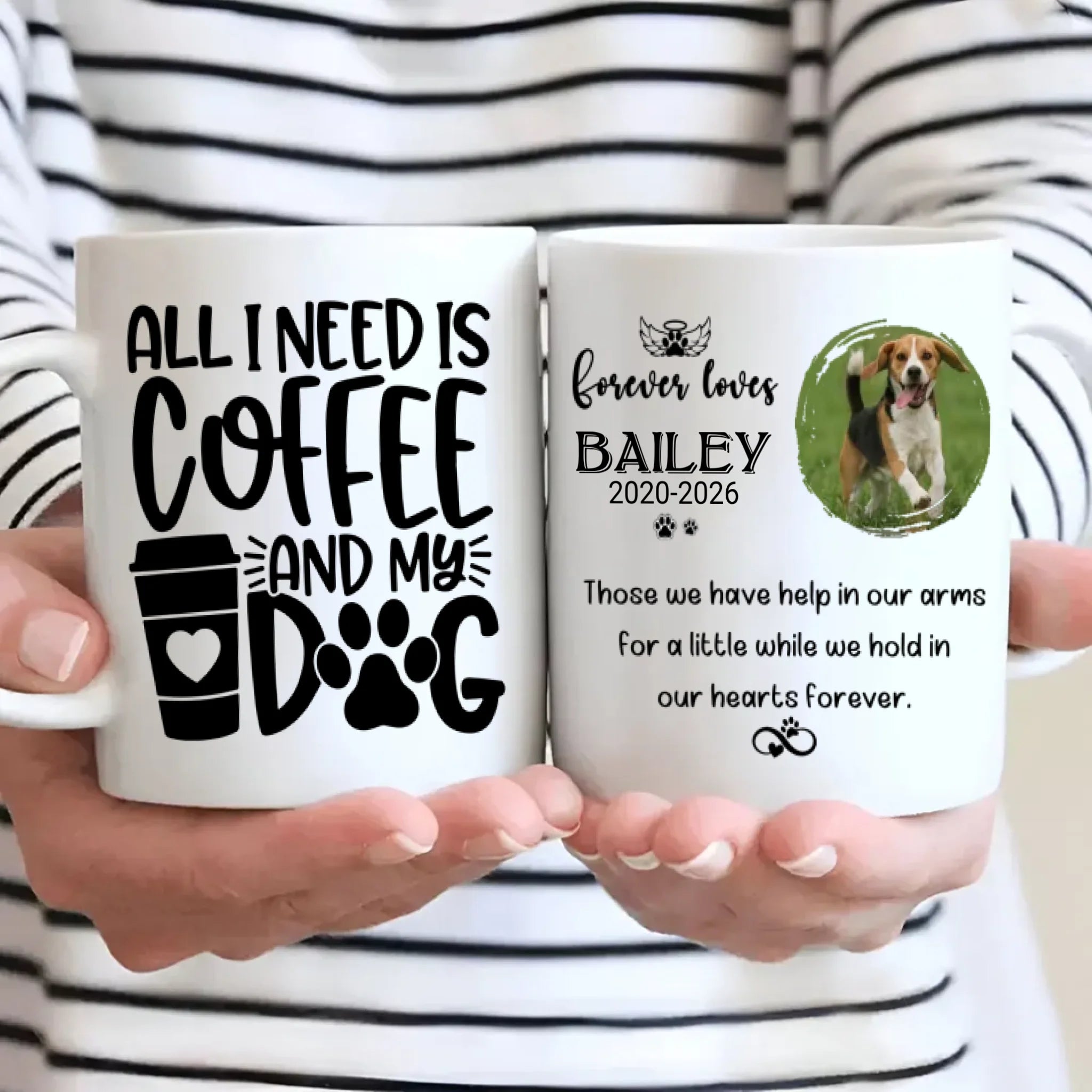 Personalized Pet Memorial Coffee Mug - Custom Dog Remembrance Gift - 89Prints