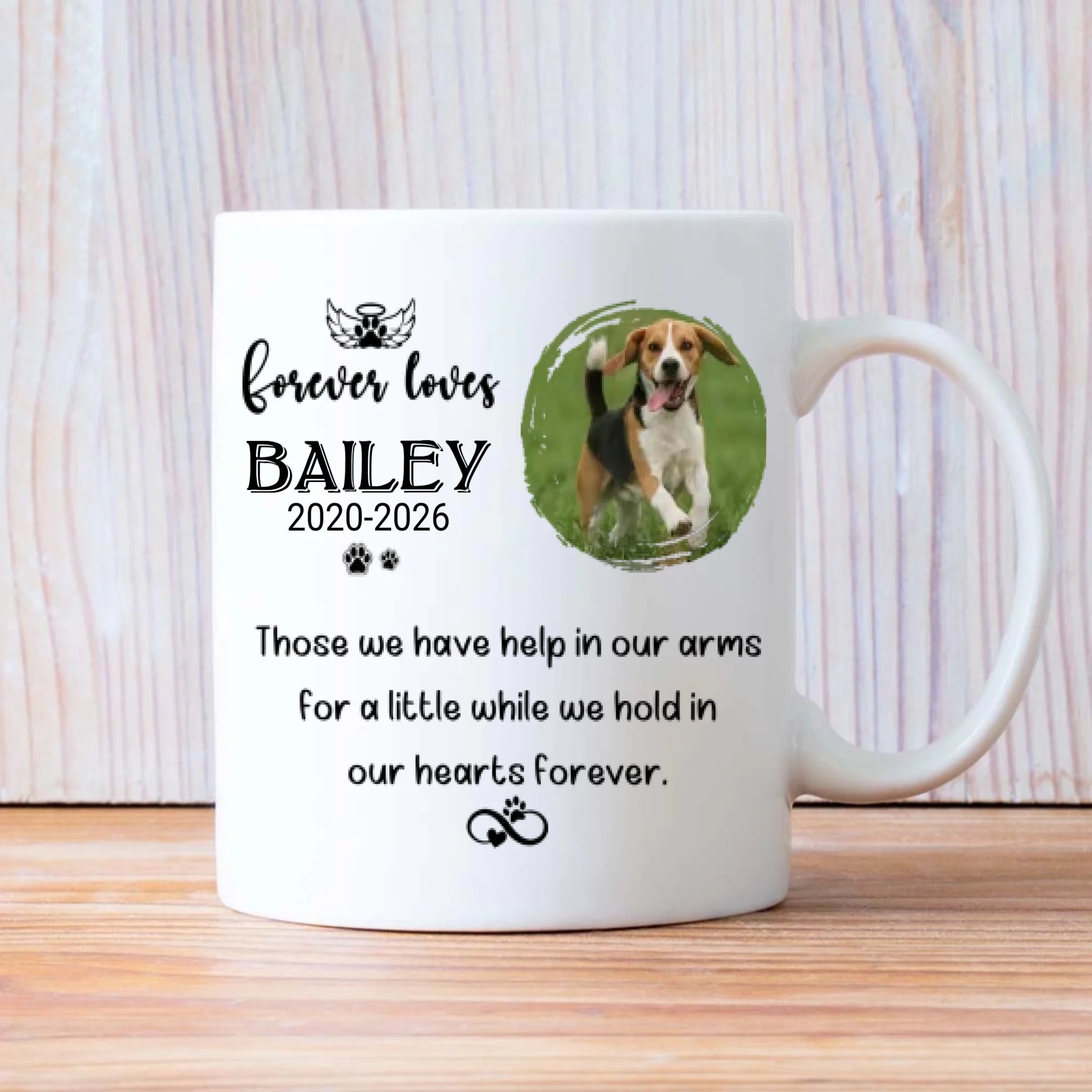 Personalized Pet Memorial Coffee Mug - Custom Dog Remembrance Gift - 89Prints