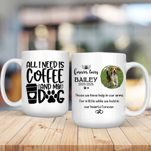 Personalized Pet Memorial Coffee Mug - Custom Dog Remembrance Gift - 89Prints