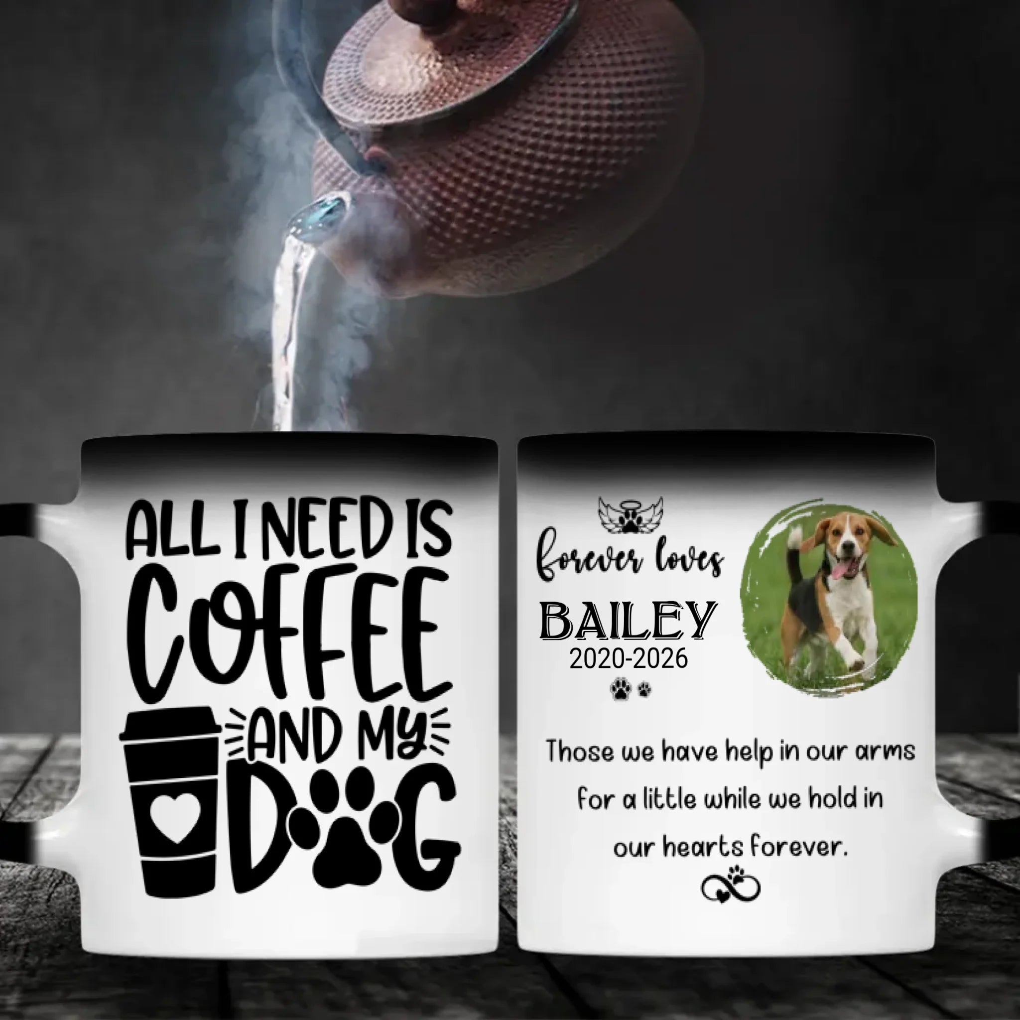 Personalized Pet Memorial Coffee Mug - Custom Dog Remembrance Gift - 89Prints