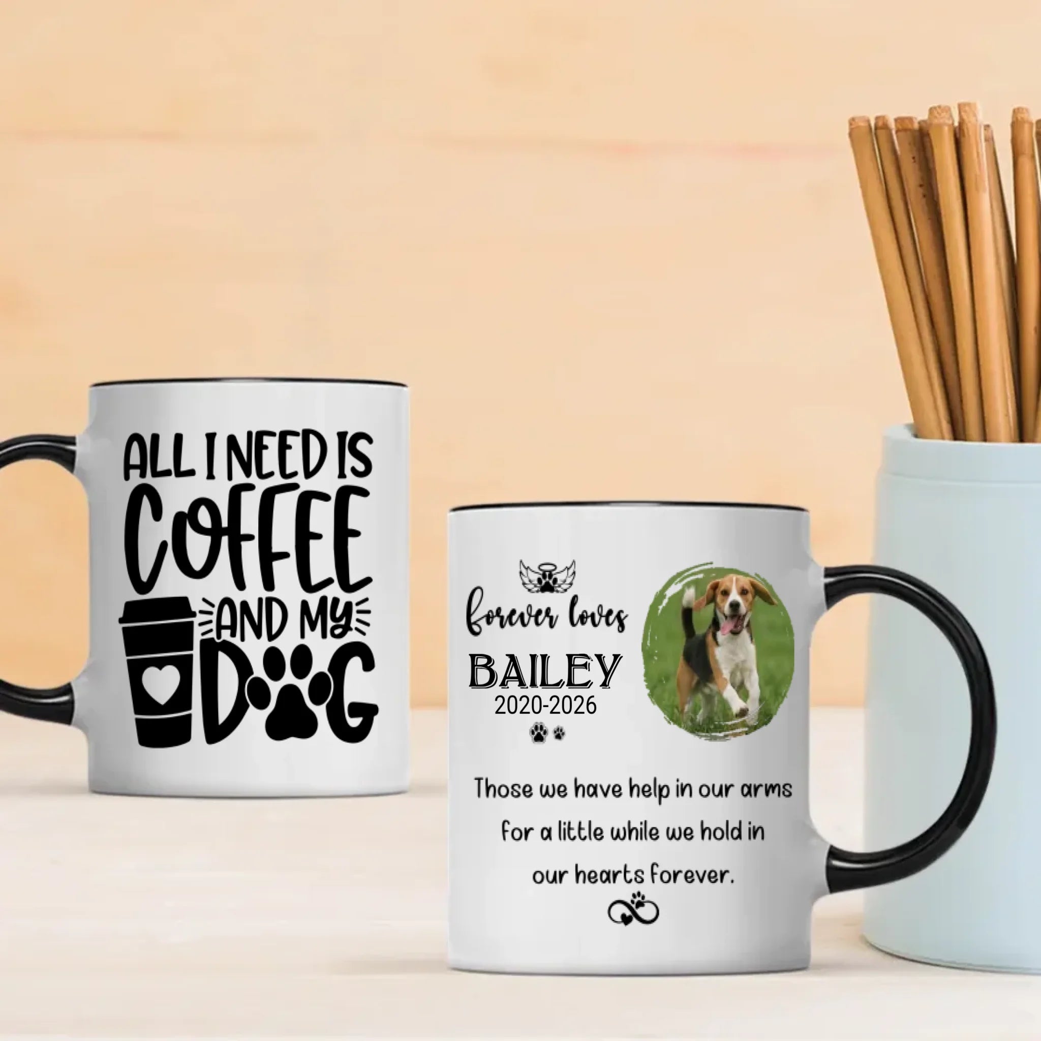 Personalized Pet Memorial Coffee Mug - Custom Dog Remembrance Gift - 89Prints