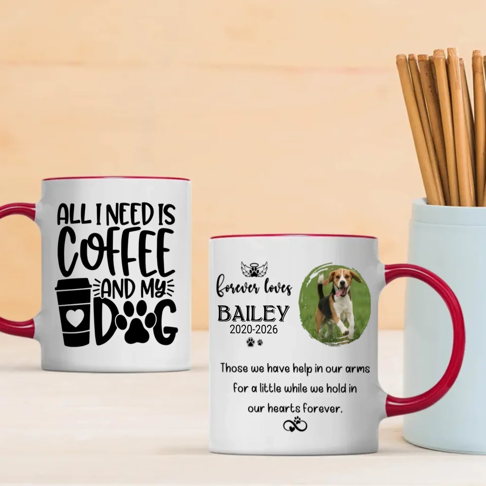 Personalized Pet Memorial Coffee Mug - Custom Dog Remembrance Gift - 89Prints