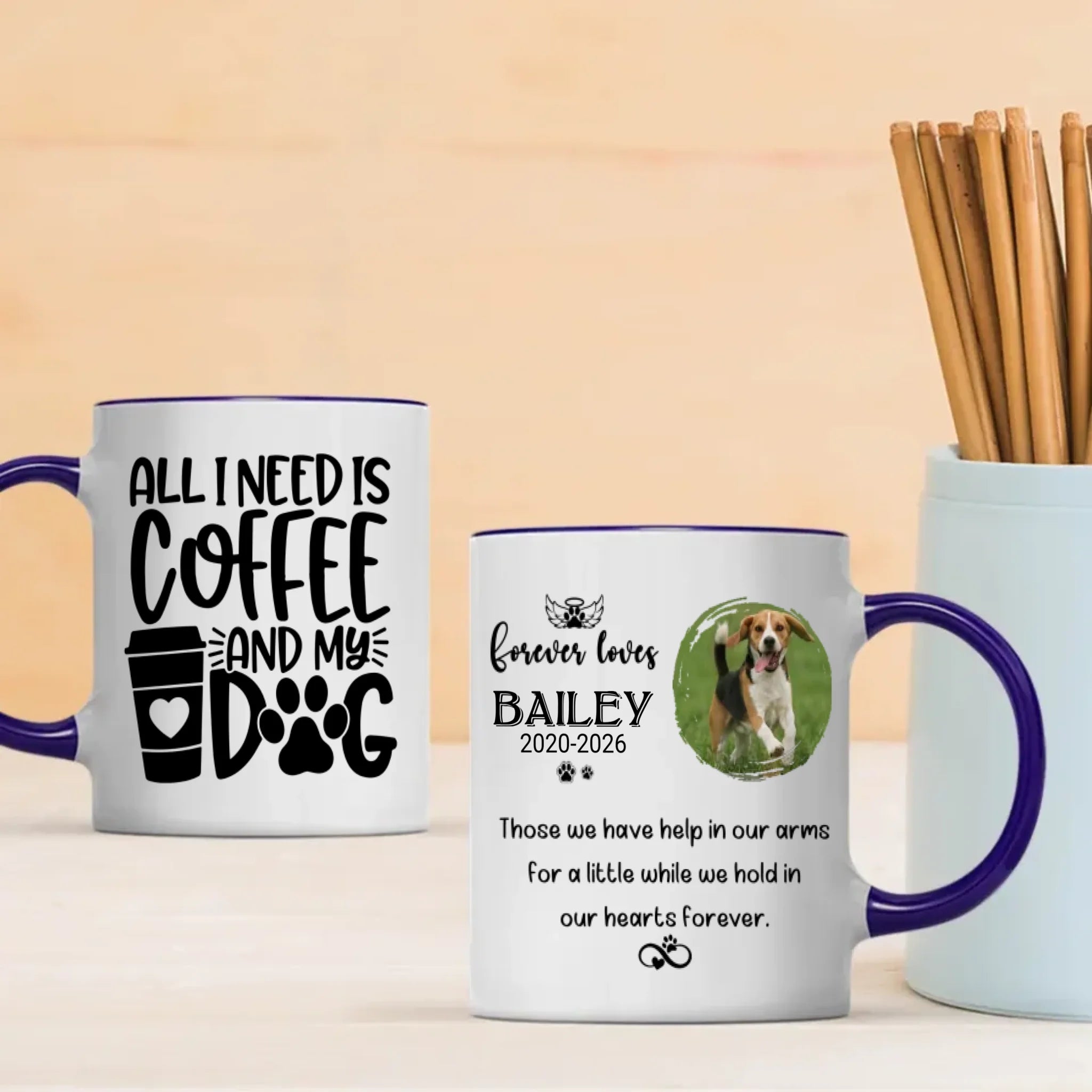 Personalized Pet Memorial Coffee Mug - Custom Dog Remembrance Gift - 89Prints