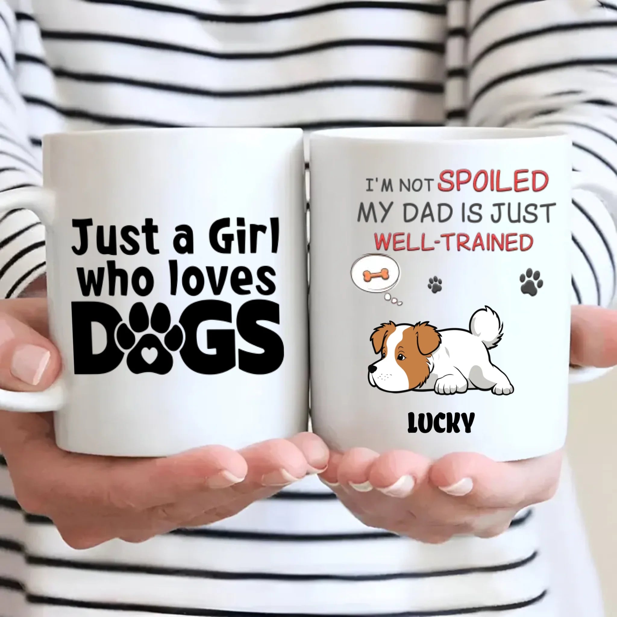 Personalized Dog Dad And Mom Mugs - Best Custom Pet Gifts - 89Prints