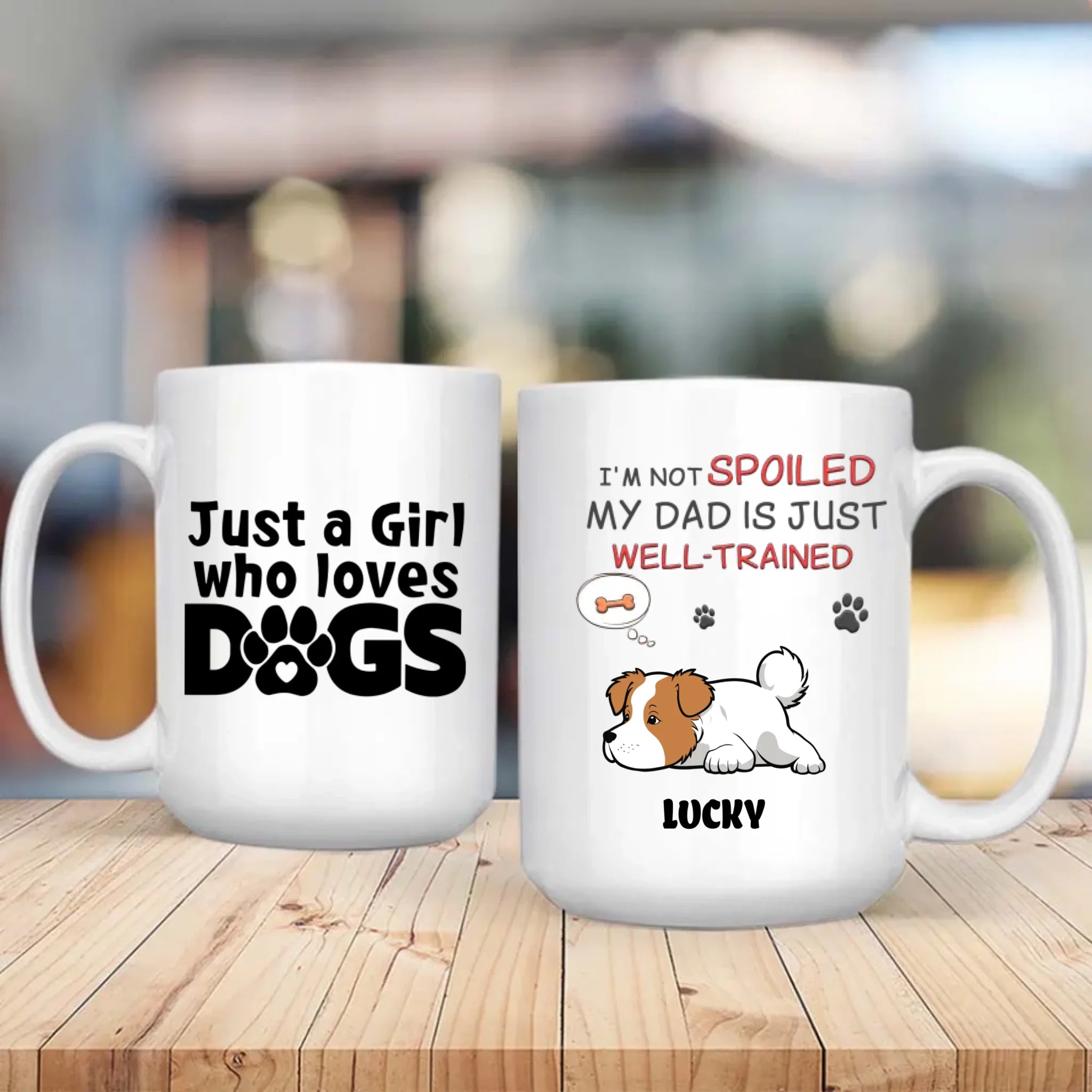 Personalized Dog Dad And Mom Mugs - Best Custom Pet Gifts - 89Prints
