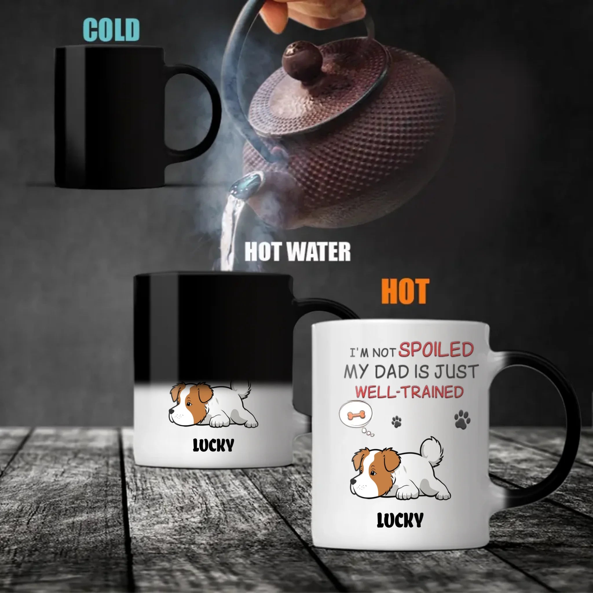 Personalized Dog Dad And Mom Mugs - Best Custom Pet Gifts - 89Prints
