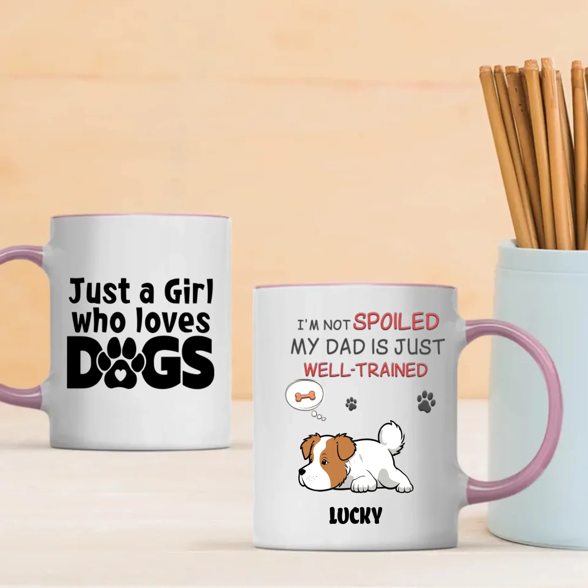 Personalized Dog Dad And Mom Mugs - Best Custom Pet Gifts - 89Prints