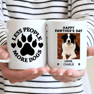 Personalized Dog Lover Mug – Happy Pawther’s Day Gift with Custom Pet Photo & Name – 89Prints