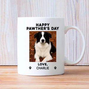 Personalized Dog Lover Mug – Happy Pawther’s Day Gift with Custom Pet Photo & Name – 89Prints