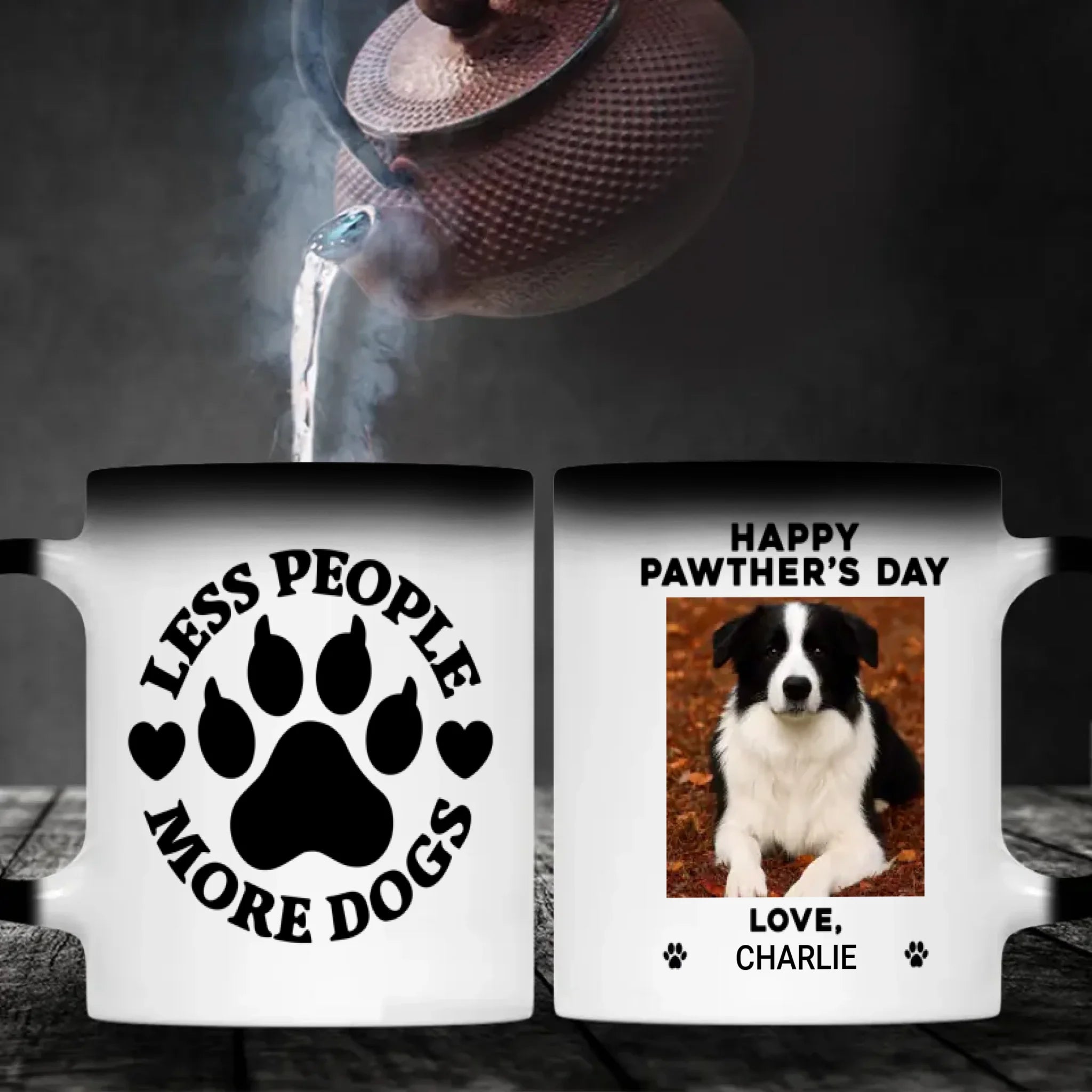 Personalized Dog Lover Mug – Happy Pawther’s Day Gift with Custom Pet Photo & Name – 89Prints