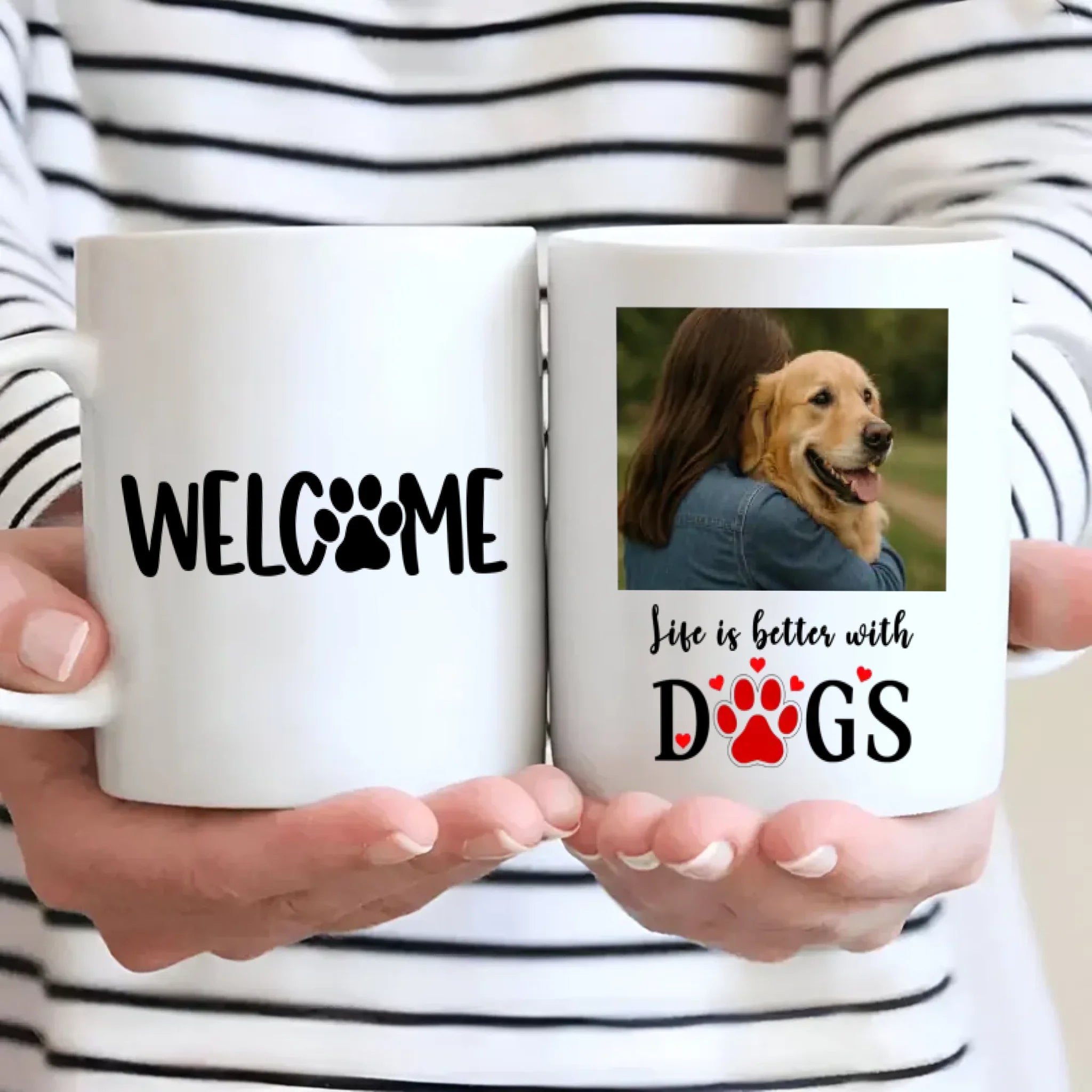 Adopt a Dog Mug – Cute Ceramic Gift for Dog Lovers & Pet Owners - 89Prints