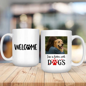 Adopt a Dog Mug – Cute Ceramic Gift for Dog Lovers & Pet Owners - 89Prints