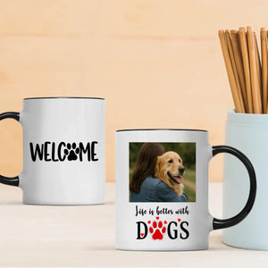 Adopt a Dog Mug – Cute Ceramic Gift for Dog Lovers & Pet Owners - 89Prints