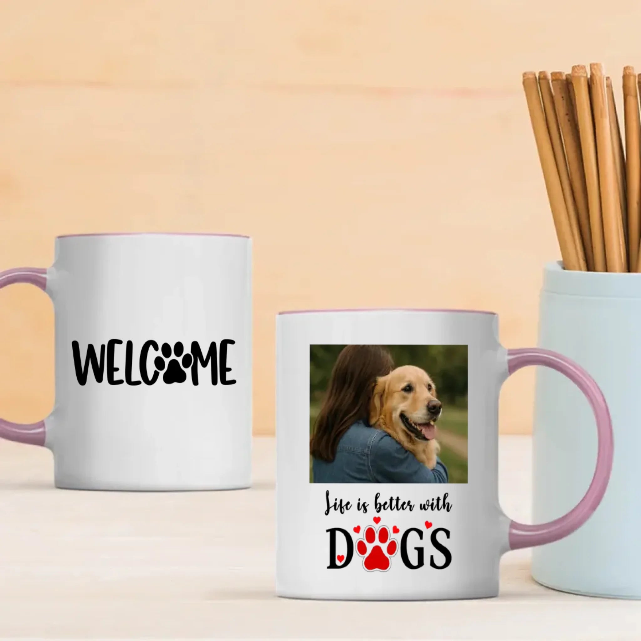 Adopt a Dog Mug – Cute Ceramic Gift for Dog Lovers & Pet Owners - 89Prints