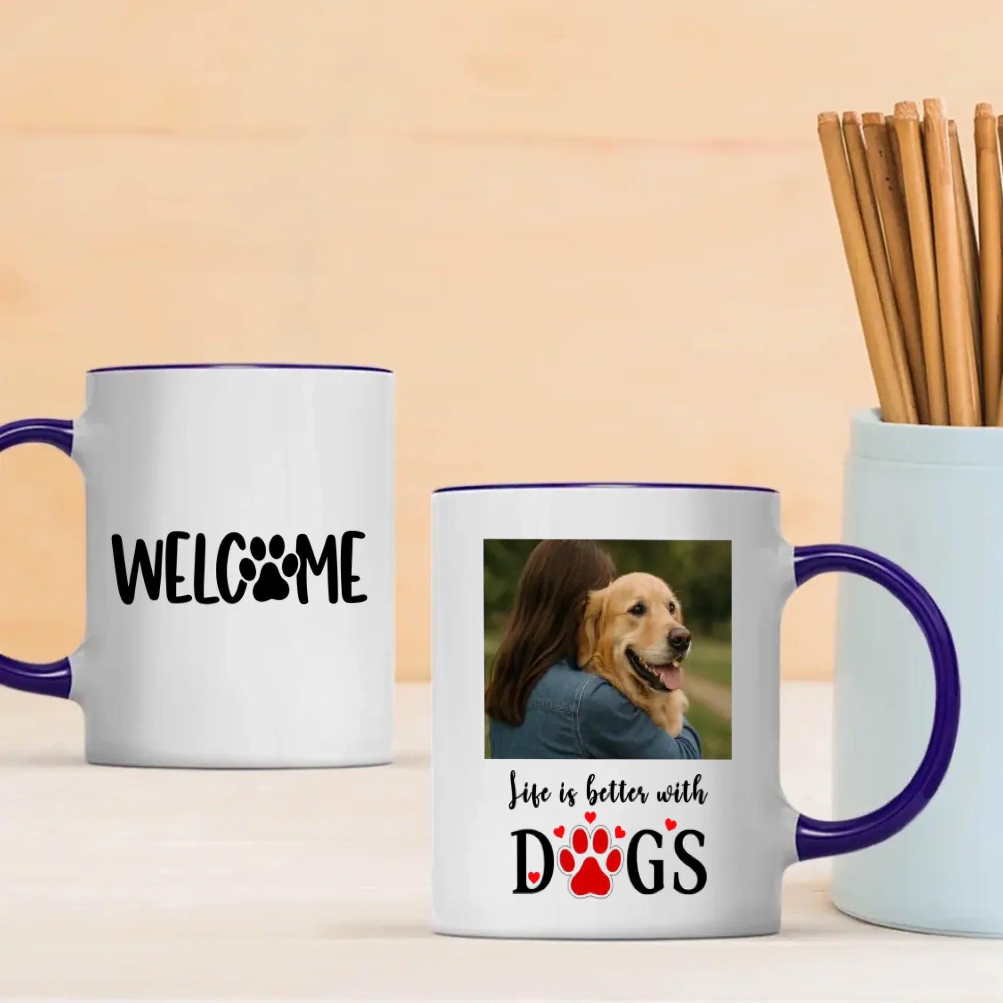Adopt a Dog Mug – Cute Ceramic Gift for Dog Lovers & Pet Owners - 89Prints