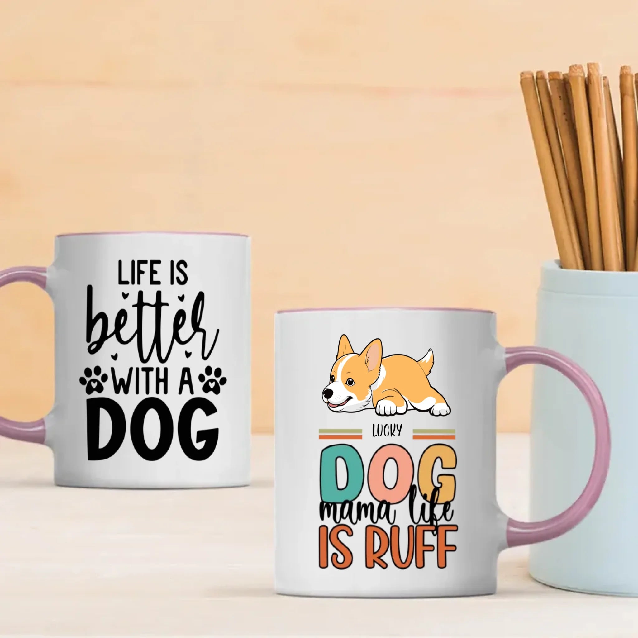 Custom Dog Mug – Life Is Better with My Dog | 89Prints