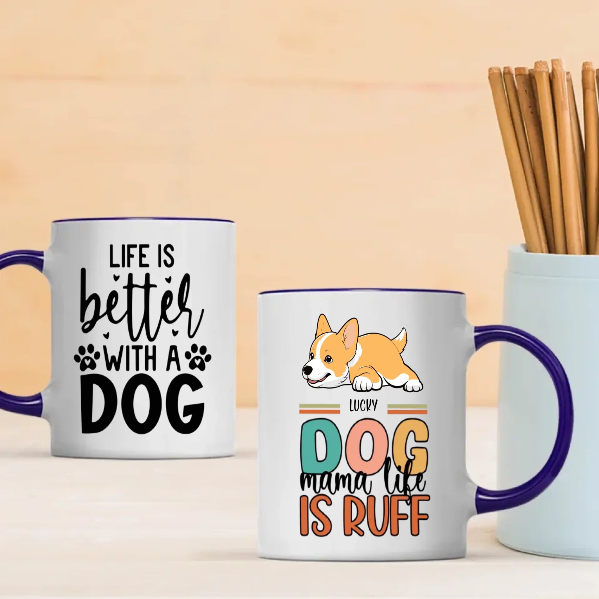 Custom Dog Mug – Life Is Better with My Dog | 89Prints