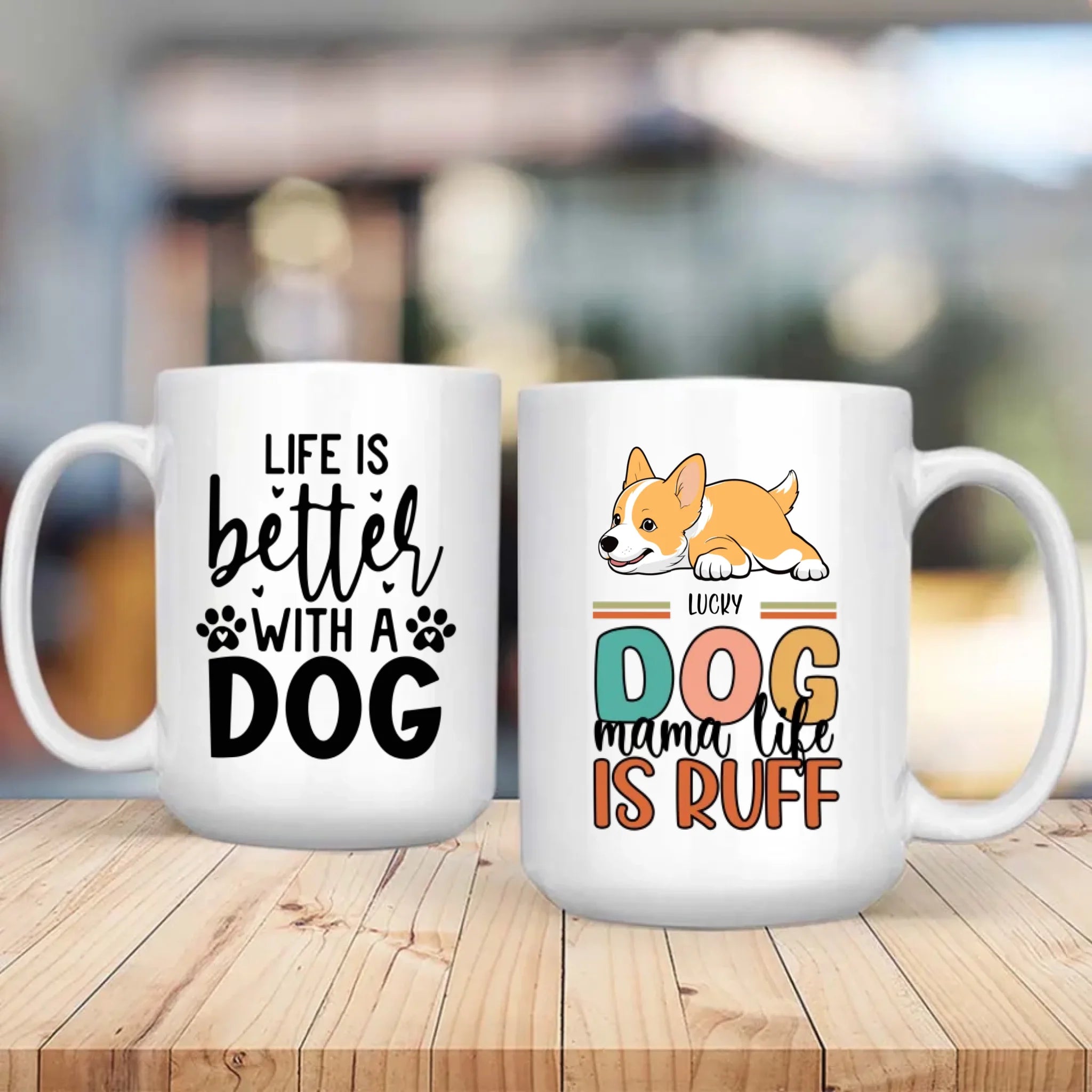 Custom Dog Mug – Life Is Better with My Dog | 89Prints