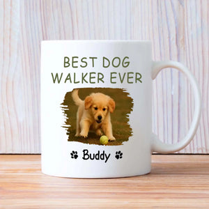 Personalized Gift for Dog Lovers – Best Dog Walker Ever Custom Mug – 89Prints