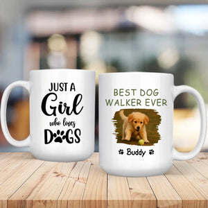 Personalized Gift for Dog Lovers – Best Dog Walker Ever Custom Mug – 89Prints