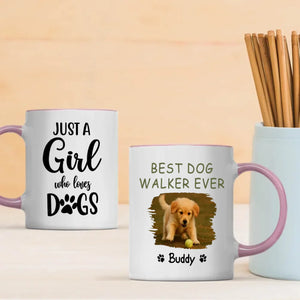 Personalized Gift for Dog Lovers – Best Dog Walker Ever Custom Mug – 89Prints