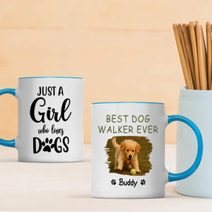 Personalized Gift for Dog Lovers – Best Dog Walker Ever Custom Mug – 89Prints