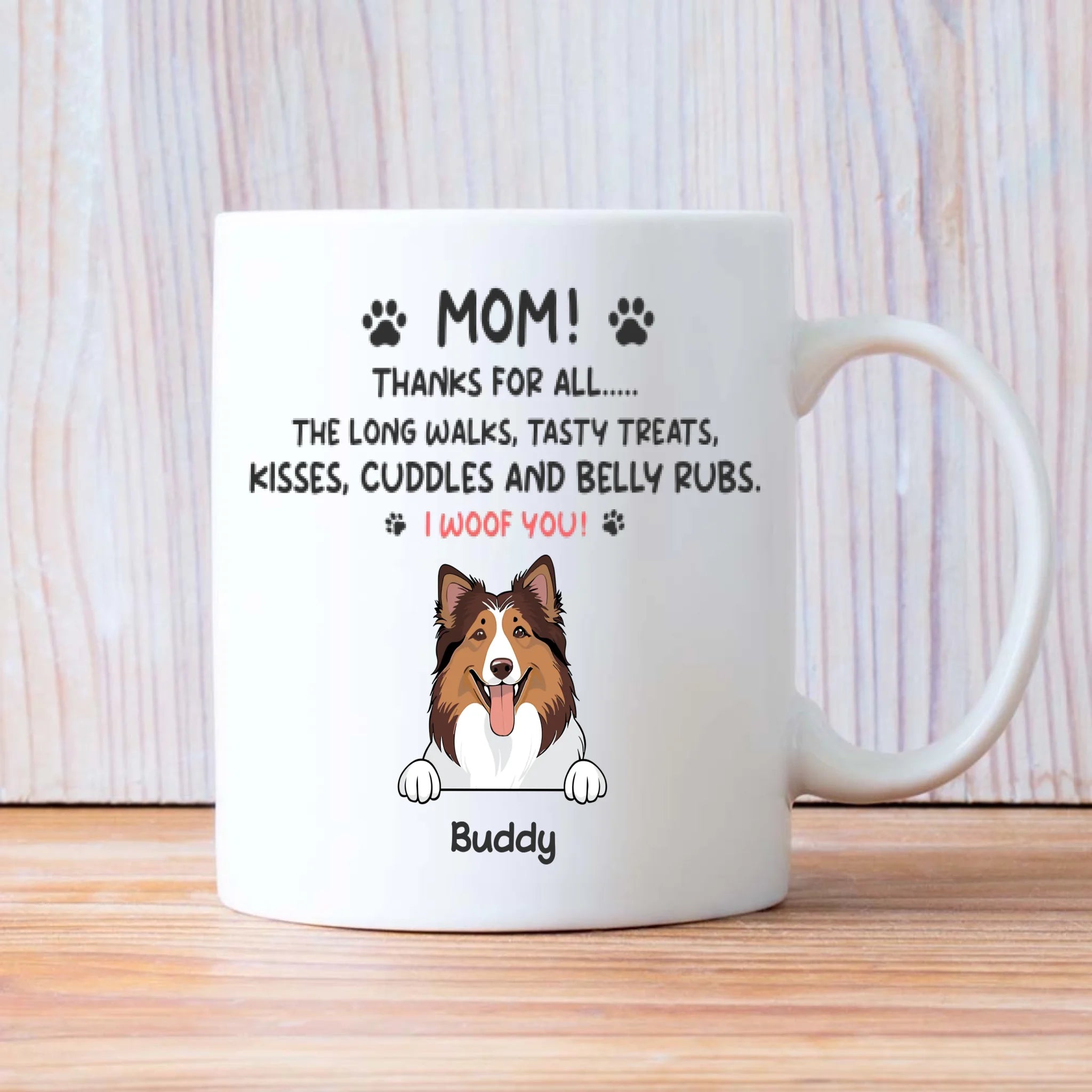 Custom Dog Mug – Your Pup, Your Coffee, Your Joy | 89Prints