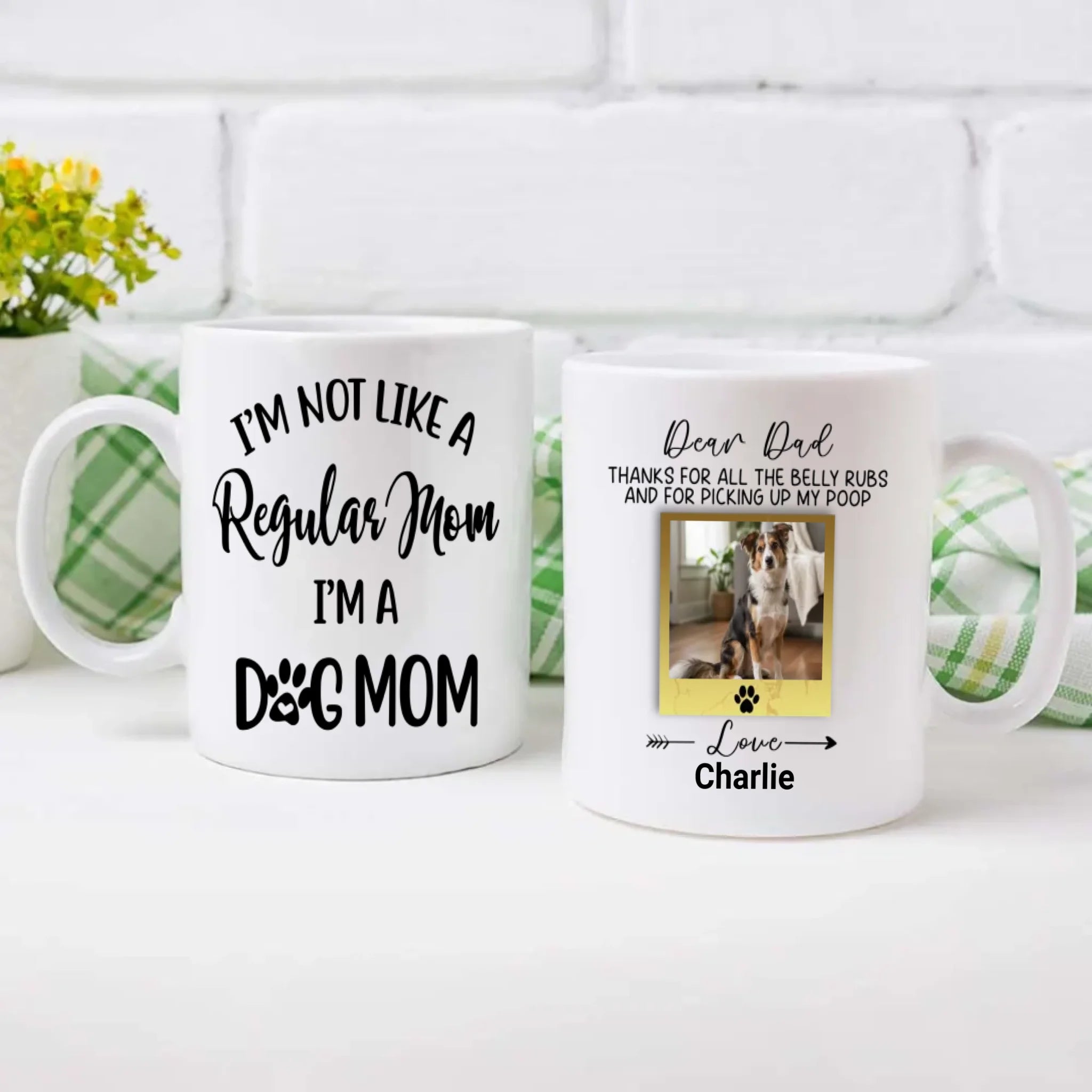 Custom Dog Photo Mug - 
