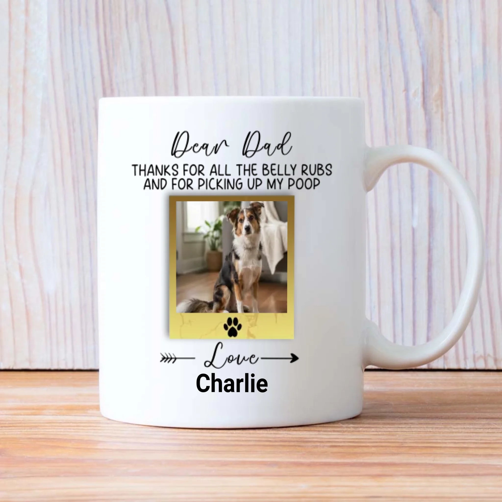 Custom Dog Photo Mug - 