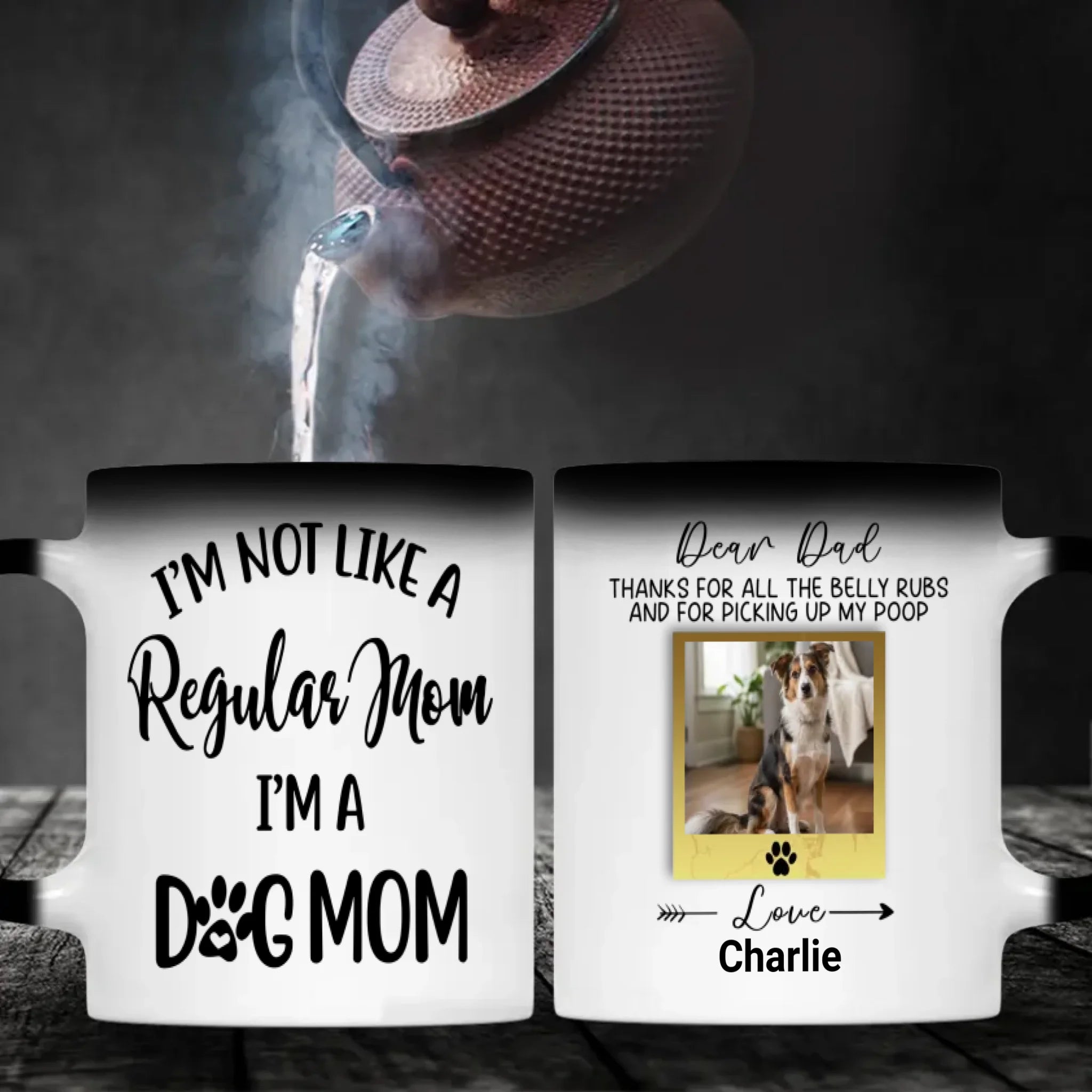 Custom Dog Photo Mug - 