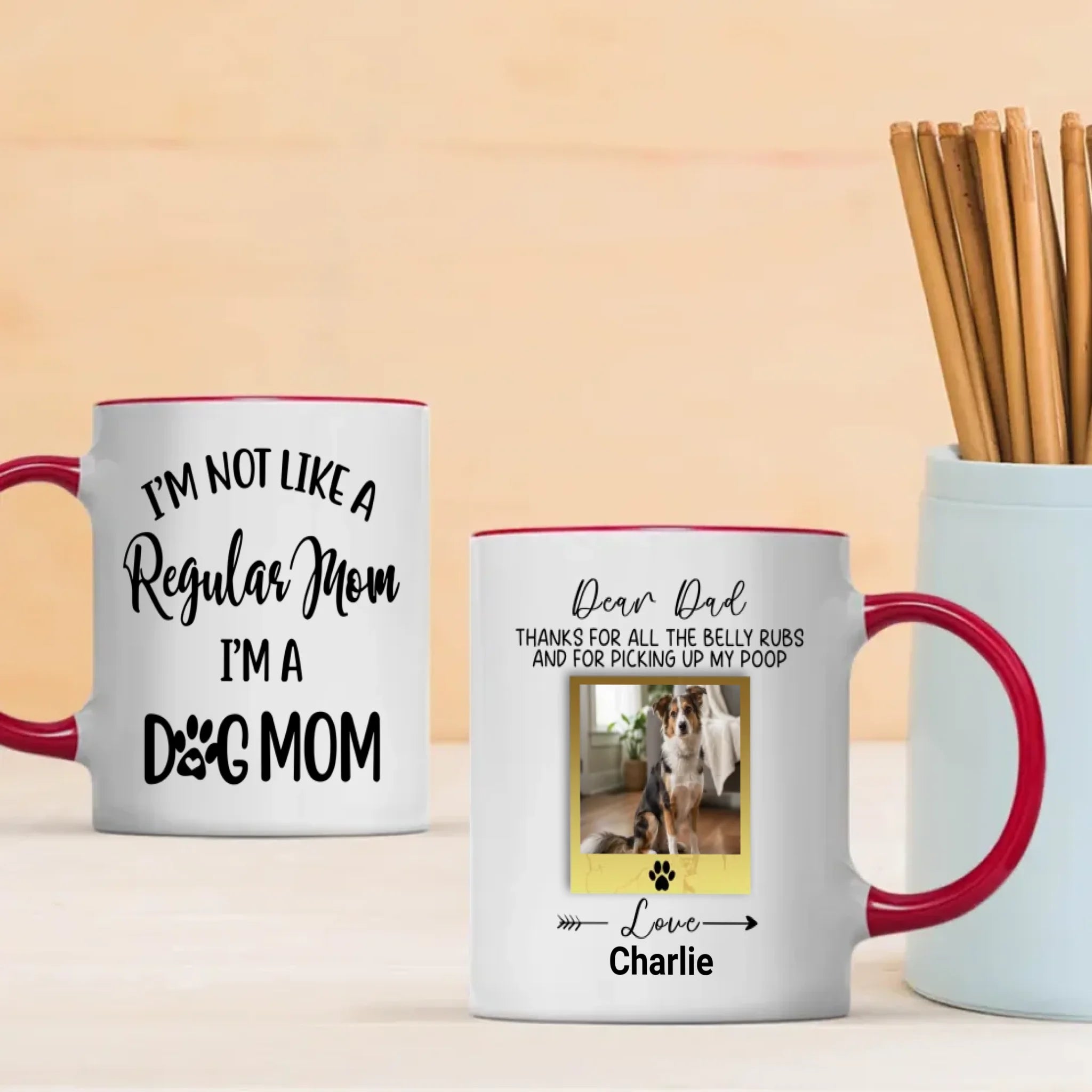 Custom Dog Photo Mug - 