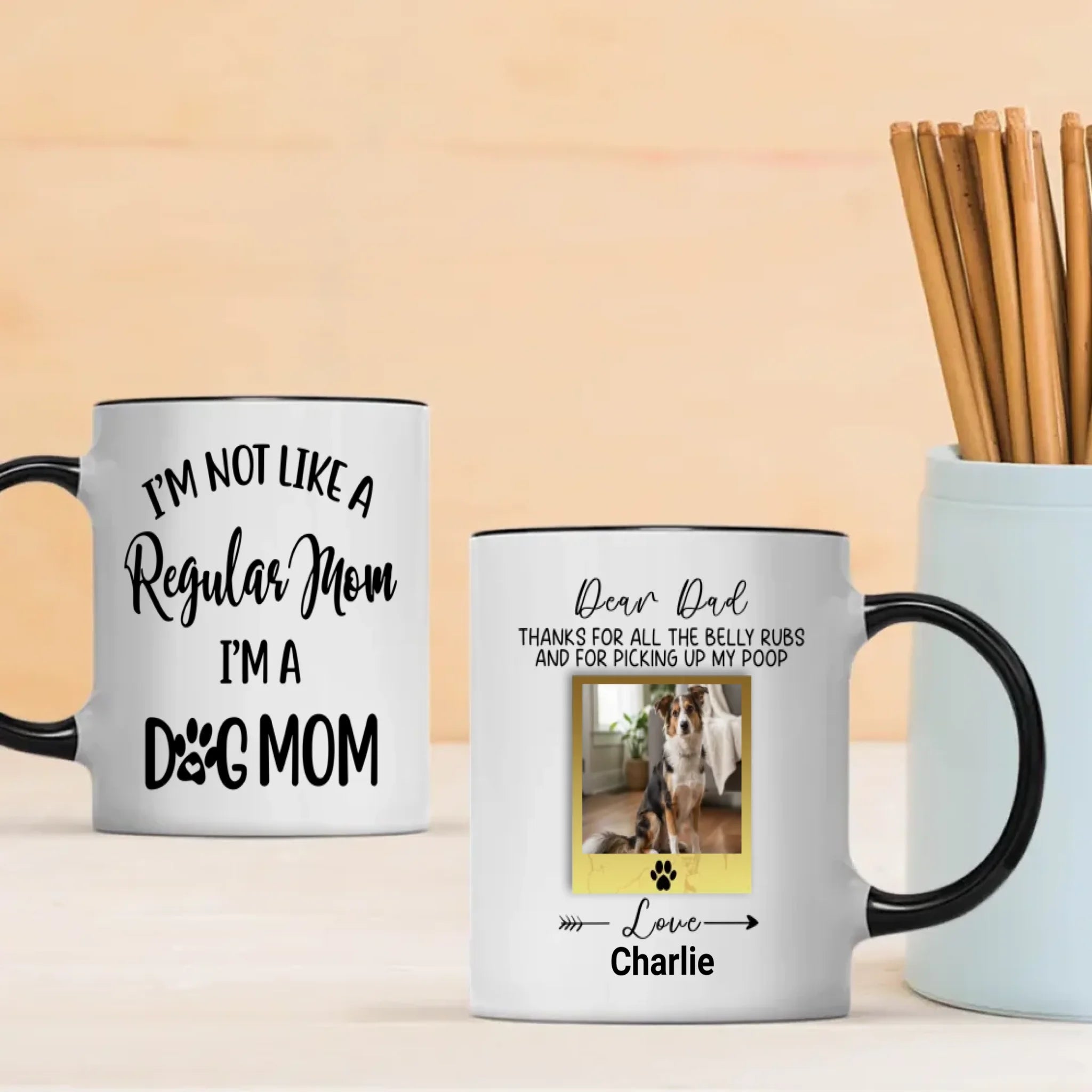 Custom Dog Photo Mug - 