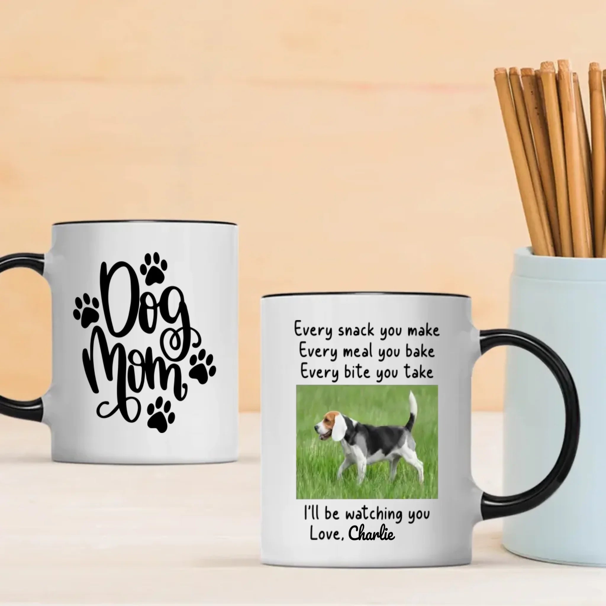 Personalized Dog Mom Mug – Funny 