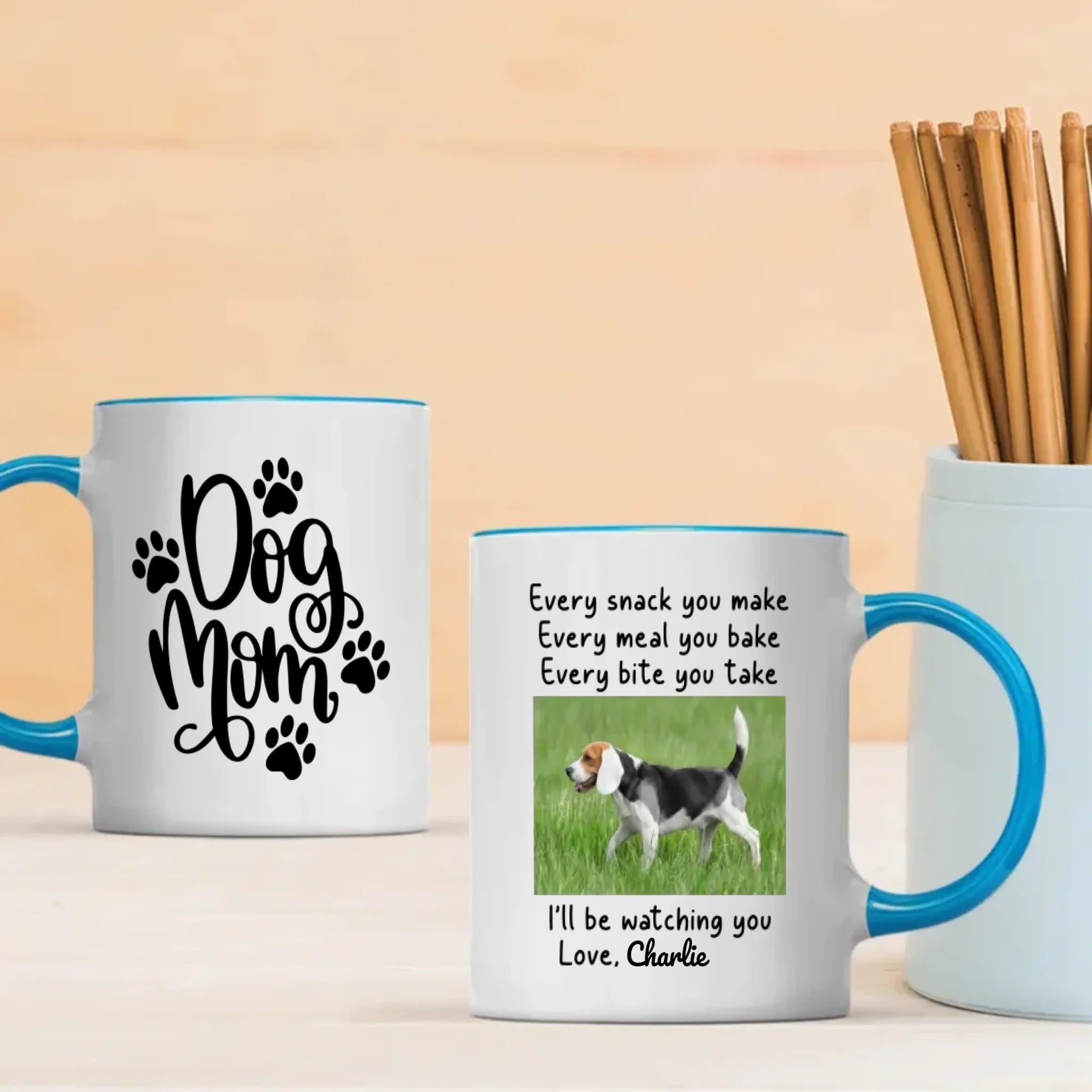 Personalized Dog Mom Mug – Funny 