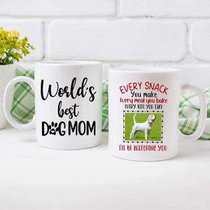 Personalized Dog Mom Mug – Custom Pet Photo & Name Funny 