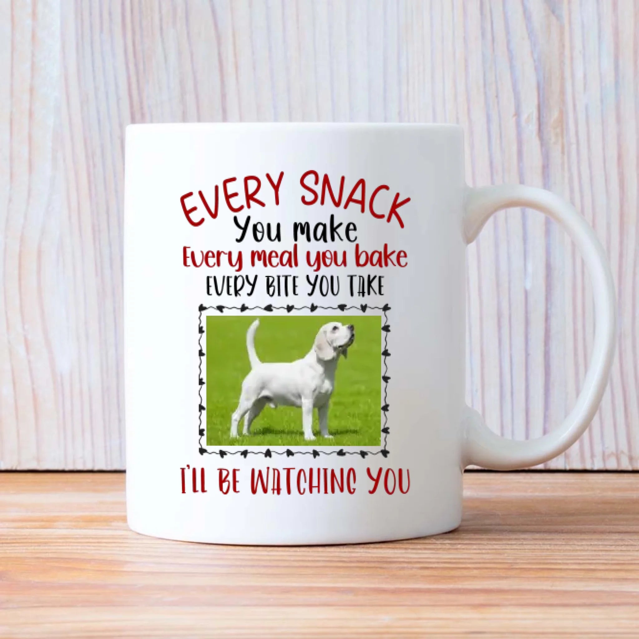 Personalized Dog Mom Mug – Custom Pet Photo & Name Funny 
