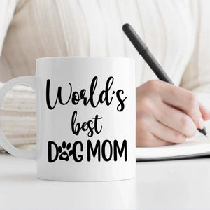 Personalized Dog Mom Mug – Custom Pet Photo & Name Funny 