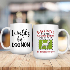 Personalized Dog Mom Mug – Custom Pet Photo & Name Funny 