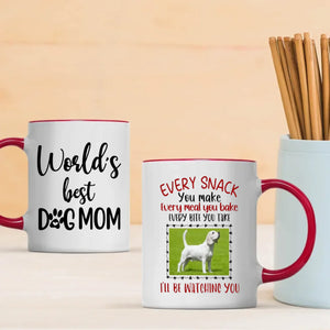 Personalized Dog Mom Mug – Custom Pet Photo & Name Funny 