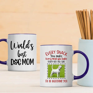 Personalized Dog Mom Mug – Custom Pet Photo & Name Funny 