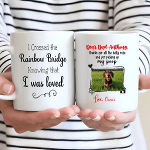 Personalized Dachshund Memorial Mug – Custom Pet Photo & Name Rainbow Bridge Gift – 89Prints