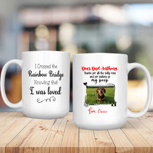 Personalized Dachshund Memorial Mug – Custom Pet Photo & Name Rainbow Bridge Gift – 89Prints